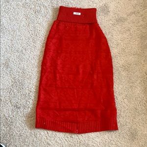 Red Target Dog Sweater -XL